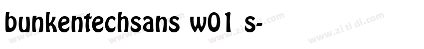 bunkentechsans w01 s字体转换